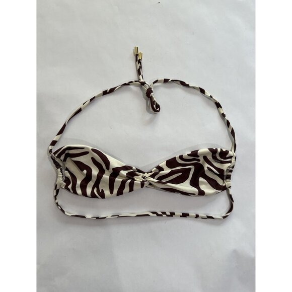 NWOT MONDAY Swimwear Tamarama Bikini Top in Zebra - Picture 3 of 4
